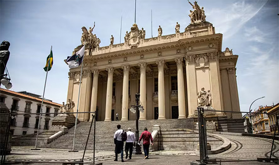 Imagem frontal da Assembleia Legislativa do Estado do Rio de Janeiro 