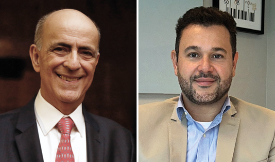 Da esq. para dir: Devanir Silva, presidente da Abrapp, e Arthur Pires, presidente da Apep